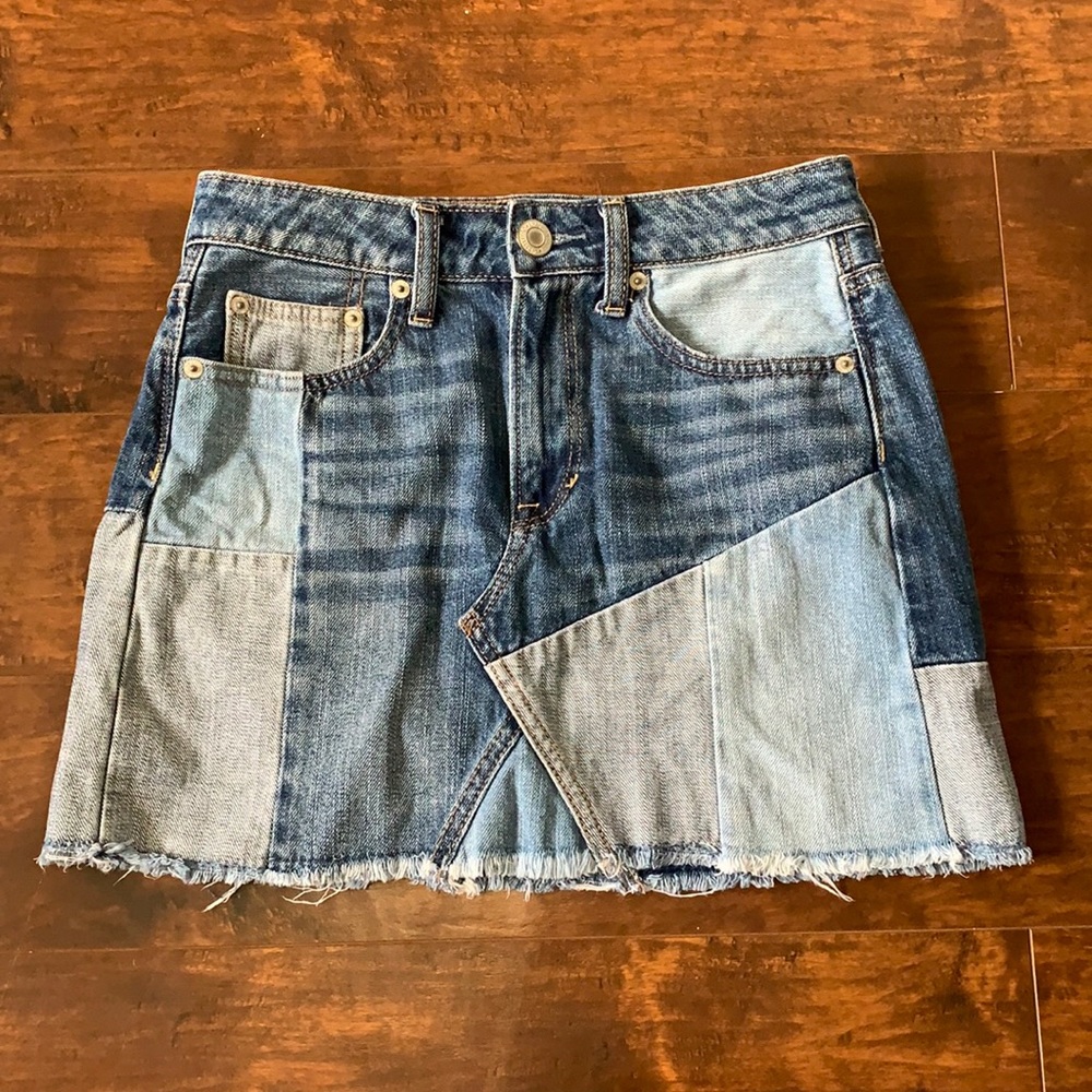 Retro Jean Skirt